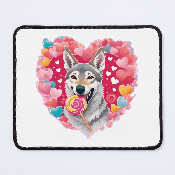 Item preview, Valentine's Day Czechoslovakian Wolfdog Love designed and sold by GoodyPaws.