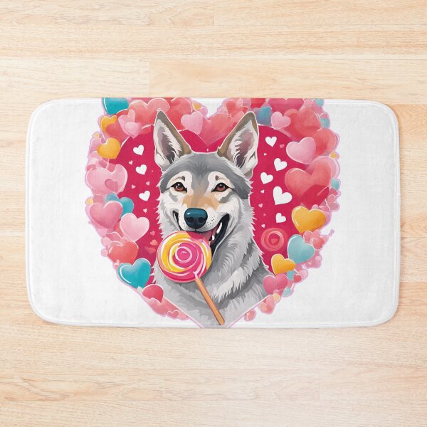 Item preview, Valentine's Day Czechoslovakian Wolfdog Love designed and sold by GoodyPaws.