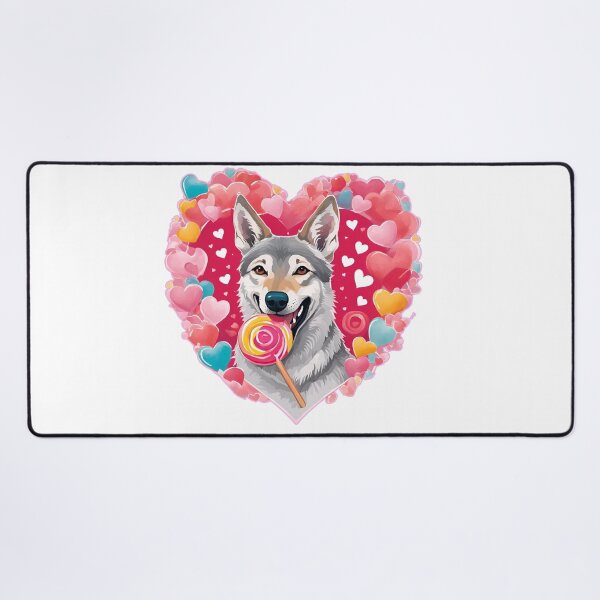 Item preview, Valentine's Day Czechoslovakian Wolfdog Love designed and sold by GoodyPaws.