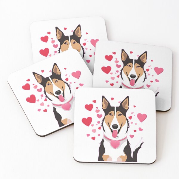 Item preview, Valentine's Day Smooth Collie Love designed and sold by GoodyPaws.
