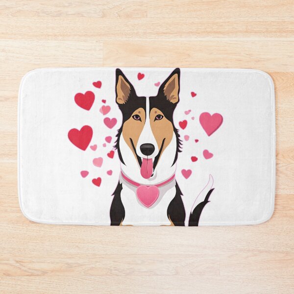 Item preview, Valentine's Day Smooth Collie Love designed and sold by GoodyPaws.