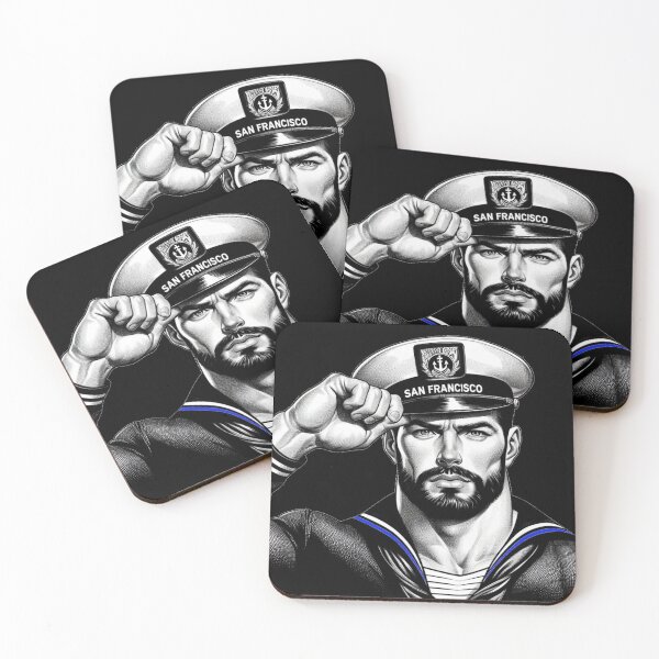 Item preview, Color Pop - San Francisco Sailor Tom of Finland Tribute Gay Pride Graphic Design designed and sold by ItsAKinkThing.