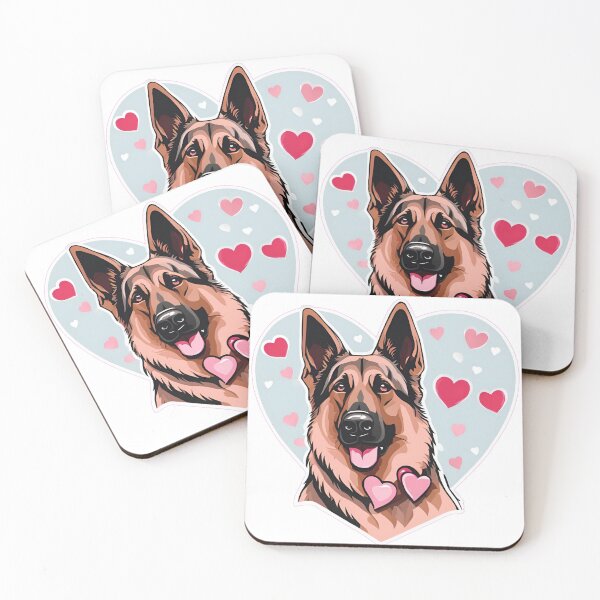 Item preview, Valentine's Day German Shepherd Love designed and sold by GoodyPaws.