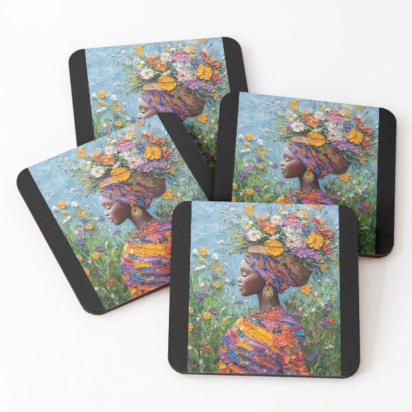 Item preview, Floral Harmony: Kenyan Beauty in Vibrant Colors designed and sold by ArtVibeCo.