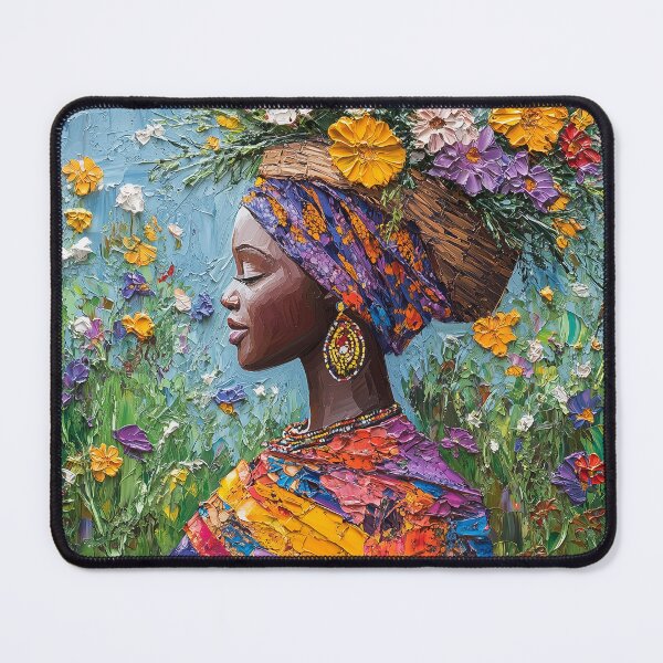 Item preview, Floral Harmony: Kenyan Beauty in Vibrant Colors designed and sold by ArtVibeCo.