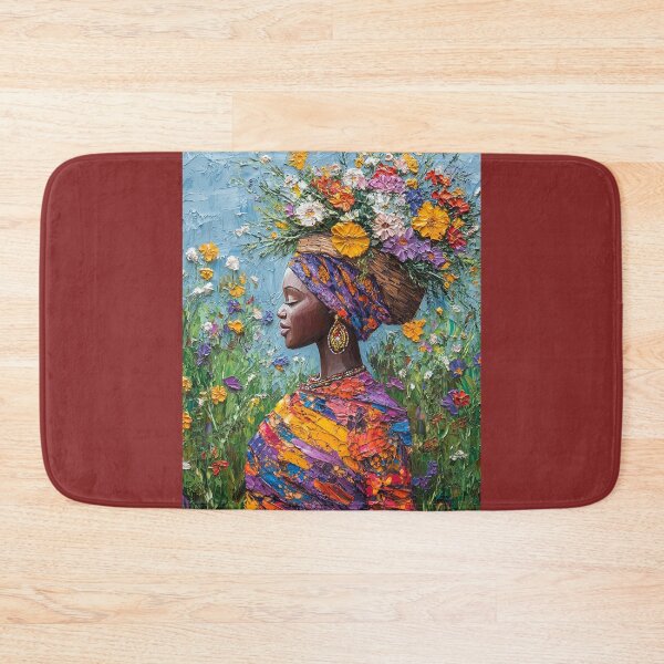 Item preview, Floral Harmony: Kenyan Beauty in Vibrant Colors designed and sold by ArtVibeCo.