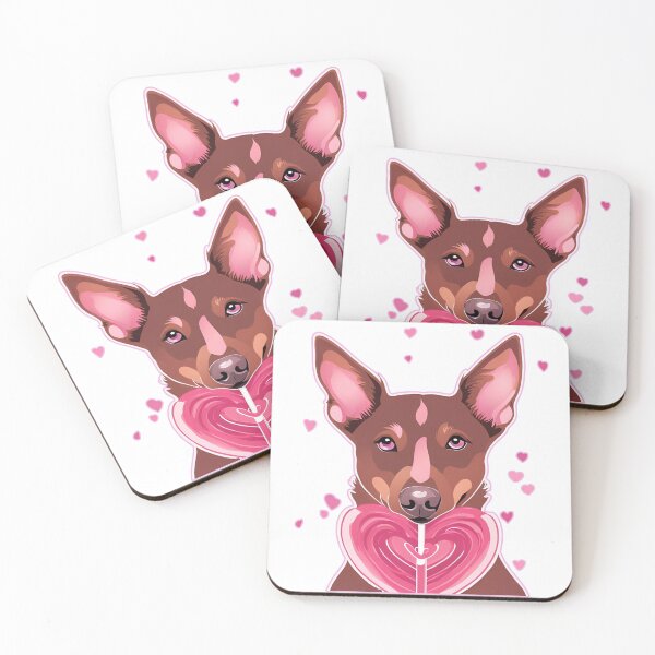 Item preview, Valentine's Day Australian Kelpie Love designed and sold by GoodyPaws.
