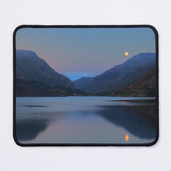 Item preview, Moonlit Mountain Lake at Dusk designed and sold by David Patterson.