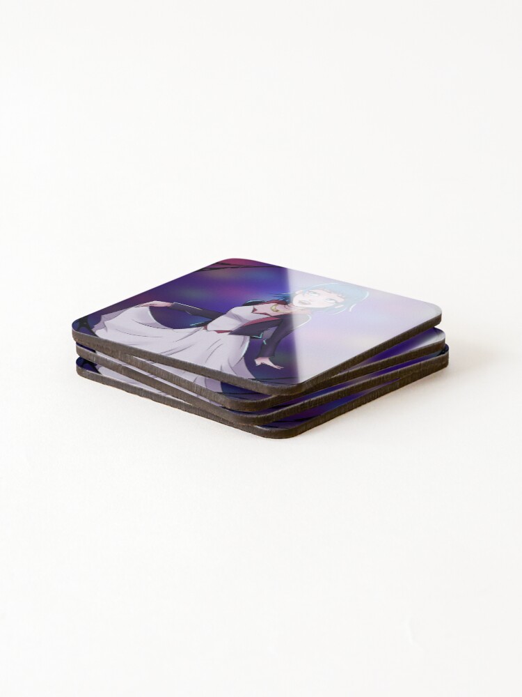 Thumbnail 4 of 5, Coasters (Set of 4), Powder dancing designed and sold by Rozaline-art.