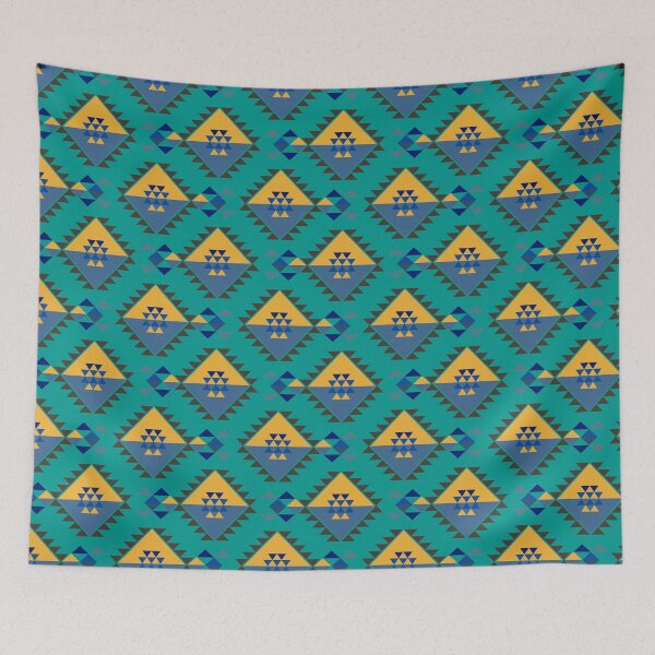 Item preview, Simple yellow and green native American pattern. designed and sold by RIYA SIRI.
