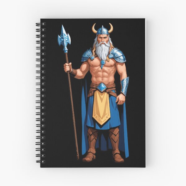 Item preview, Fantasy Viking Warrior Holding Trident designed and sold by artwaves.