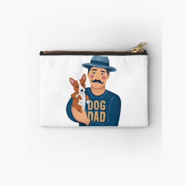 Item preview, Dog Dad Mustache t shirt designed and sold by StreetArtPro.