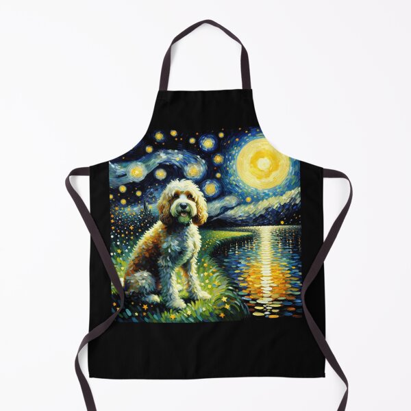 Item preview, Starry Night Cockapoo Dog Van Gogh Lover designed and sold by Kimberley King Art  King Art.