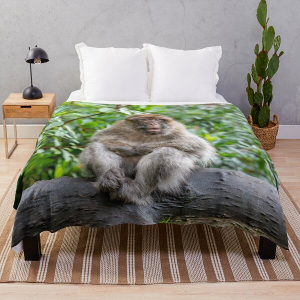 Item preview, Barbary Macaque Sitting on a Tree Branch designed and sold by David Patterson.