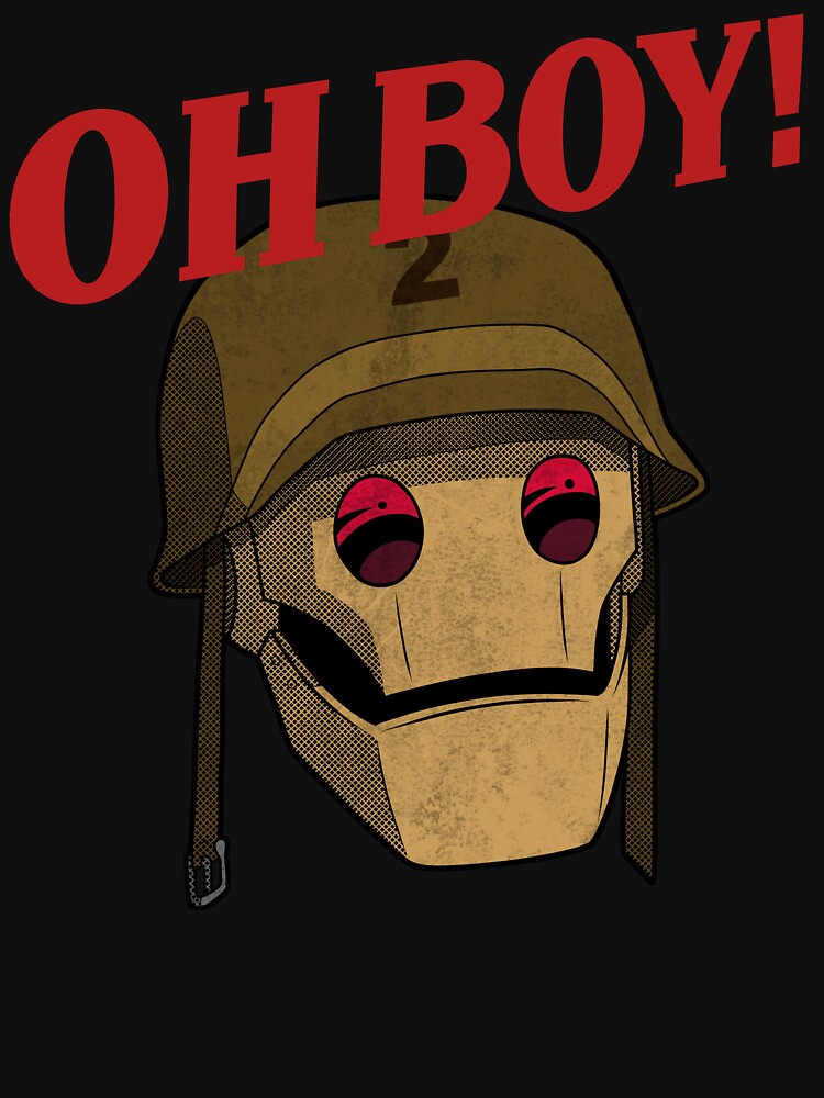 Thumbnail 7 of 7, Classic T-Shirt, Oh Boy! designed and sold by Crossroads-Art.