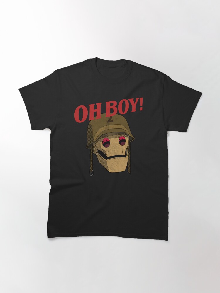 Thumbnail 3 of 7, Classic T-Shirt, Oh Boy! designed and sold by Crossroads-Art.