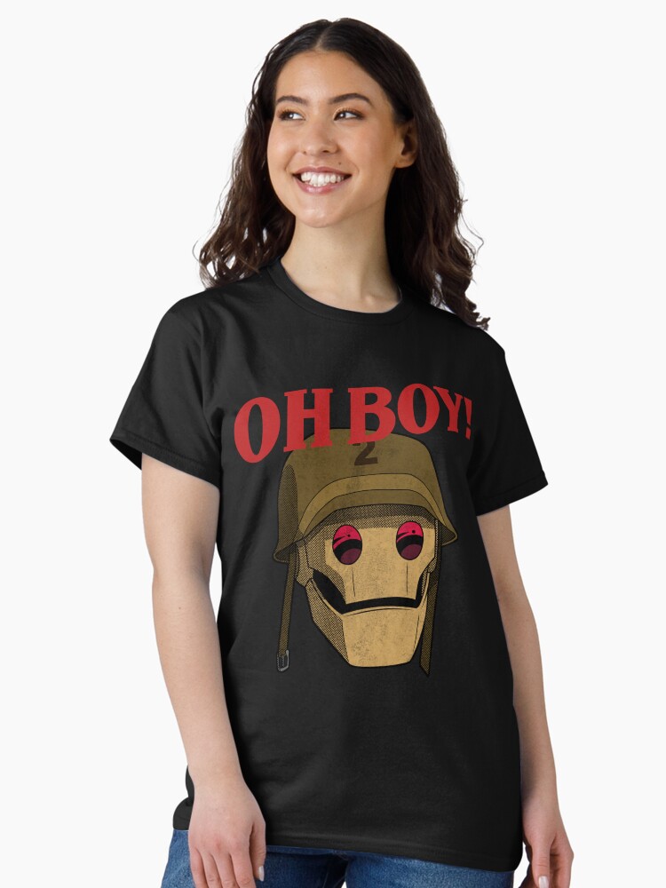 Thumbnail 2 of 7, Classic T-Shirt, Oh Boy! designed and sold by Crossroads-Art.