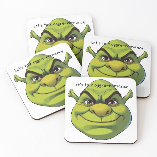 Item preview, Let's Talk Oggre-romance. Shrek Pun designed and sold by Custom Crest.
