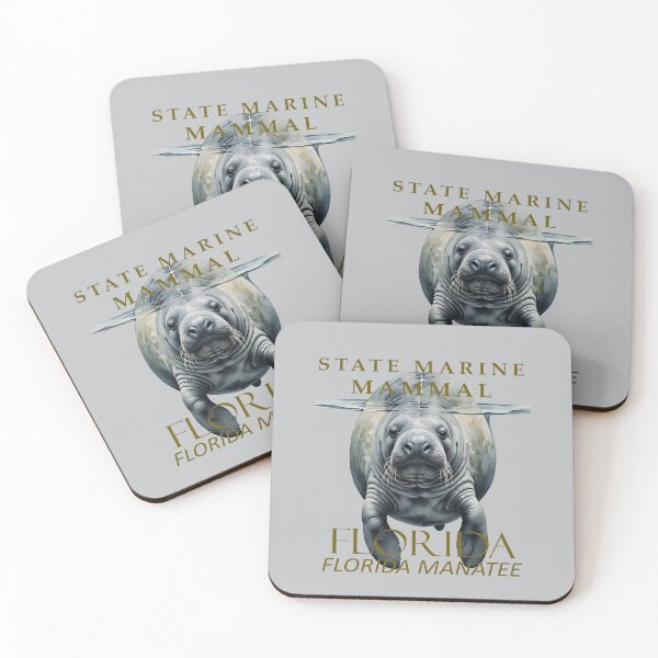 Item preview, Florida Marine Mammal Florida Manatee Design designed and sold by taiche.