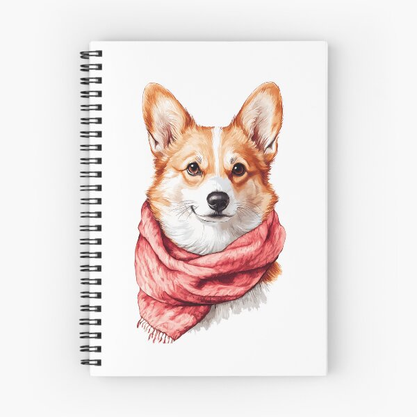 Item preview, Pink corgi with scarf designed and sold by PT-Store.