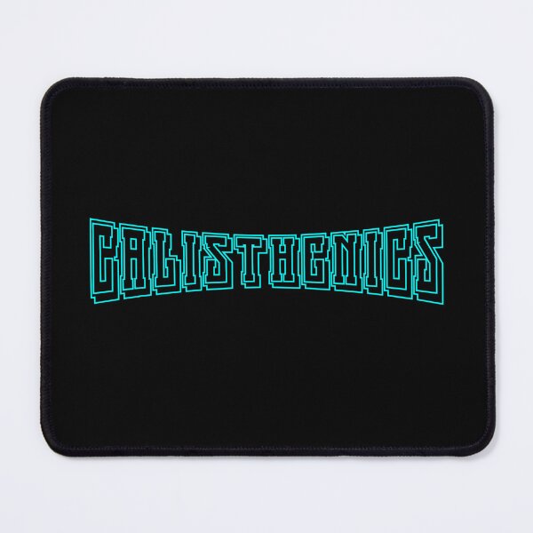 Item preview, Calisthenics - Neon Blue Minimalist Design for Fitness Enthusiasts designed and sold by MaSzStyle.