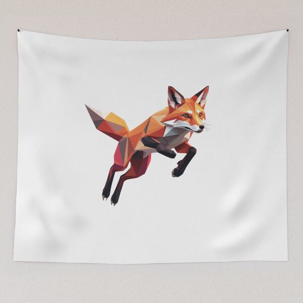 Item preview, Geometric Fox designed and sold by Snicker-Designs.