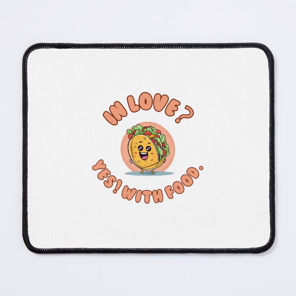 Item preview, In Love with Food - Funny Valentine's Day T-Shirt designed and sold by GoFunTee.