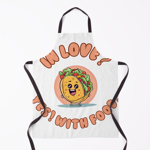 Item preview, In Love with Food - Funny Valentine's Day T-Shirt designed and sold by GoFunTee.