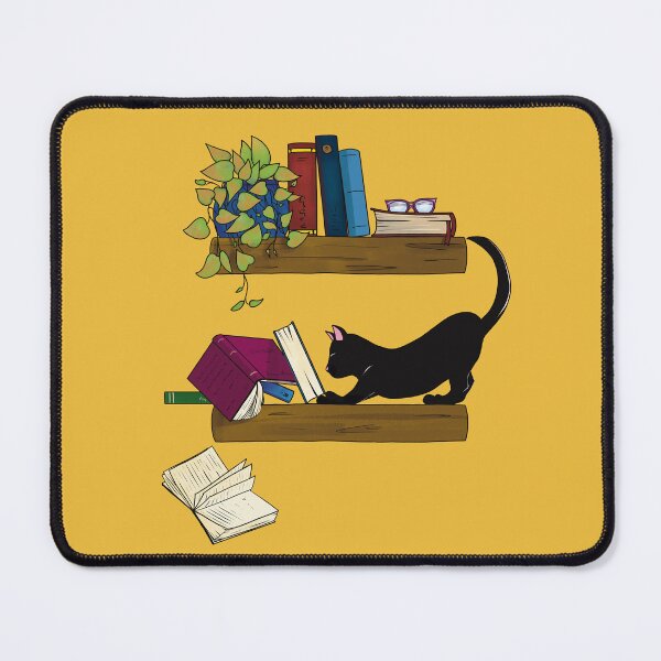 Item preview, Books and Cats designed and sold by MaxAndFriends.