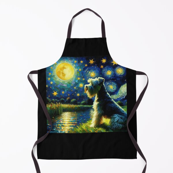 Item preview, Starry Night Dandie Dinmont Terrier Dog Van Gogh Lover designed and sold by Kimberley King Art King Art.