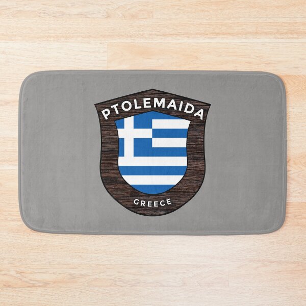 Item preview, Ptolemaida Greece Emblem Flag designed and sold by World Designs.