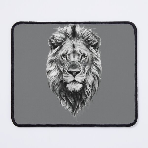 Item preview, Majestic Black-And-White Lion  designed and sold by Aise06.
