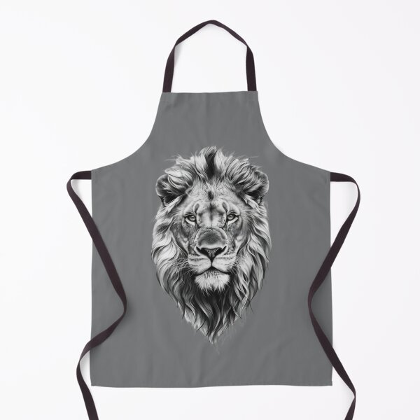 Item preview, Majestic Black-And-White Lion  designed and sold by Aise06.