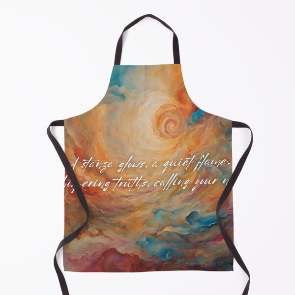 Item preview, Ethereal Stanza - Floating Verses in Cosmic Abstract Design designed and sold by Traloch O'Laoi.