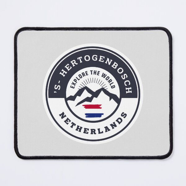 Item preview, ’s-Hertogenbosch Netherlands Black and White Crest designed and sold by World Designs.