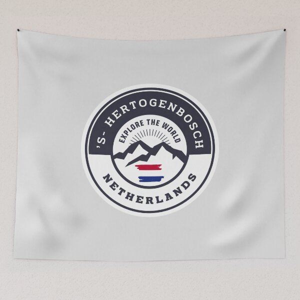 Item preview, ’s-Hertogenbosch Netherlands Black and White Crest designed and sold by World Designs.