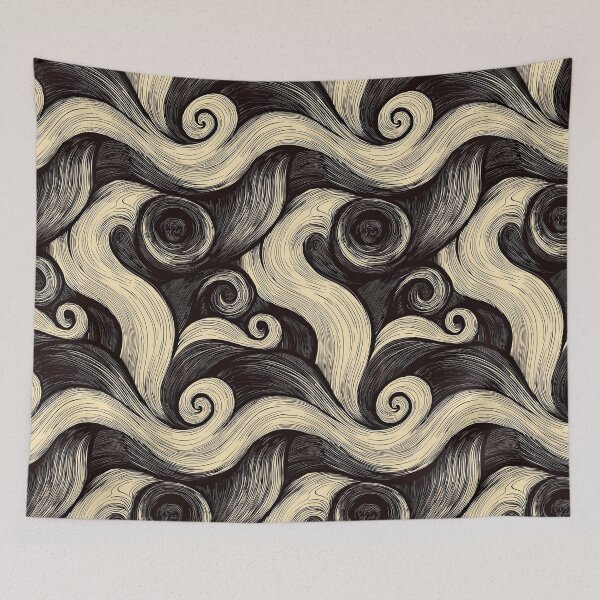Item preview, Warm wood-inspired geometric and abstract art designed and sold by Piotrek0001.