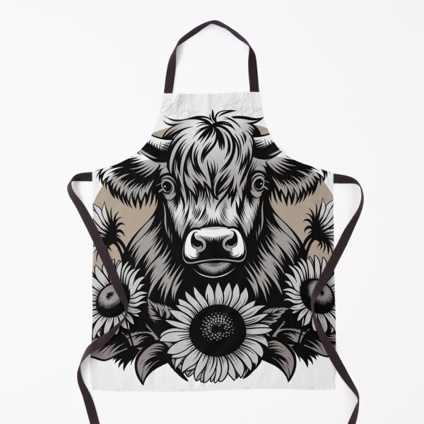 Item preview, Retro Bold Cow Art designed and sold by joanwatson45.