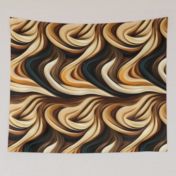 Item preview, Creative abstract art with wooden inspiration designed and sold by Piotrek0001.