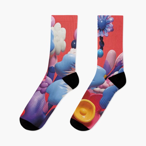 Item preview, large colorful flowers, 3d designed and sold by Mauswohn.