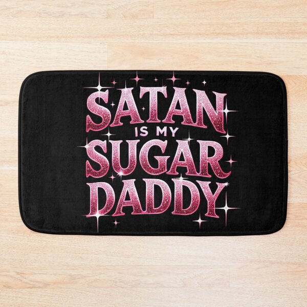 Item preview, Glitter Gothic - Satan Is My Sugar Daddy designed and sold by MarysY2KPalace.