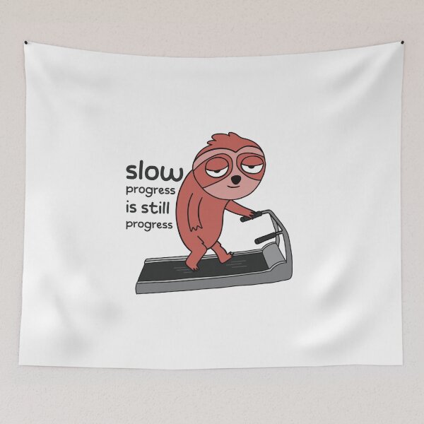 Item preview, Sloth on a Treadmill designed and sold by Kindin.