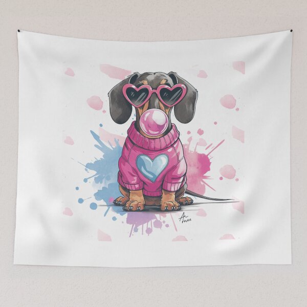 Item preview, Retro Energetic Dog Vibes designed and sold by joanwatson45.