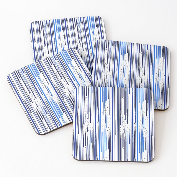 Item preview, Unique Vertical Stripes with Artistic Splashes designed and sold by Piotrek0001.