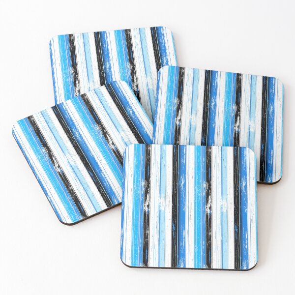 Item preview, Vertical Rhythm in Modern Blue Abstract designed and sold by Piotrek0001.
