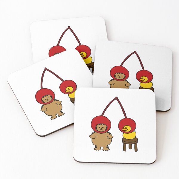 Item preview, Cherry the Cat and the Duck designed and sold by superbaechoo.