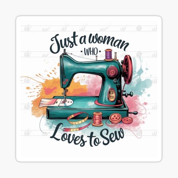 Item preview, Just a Woman Who Sews – Creating with Heart designed and sold by joanwatson45.