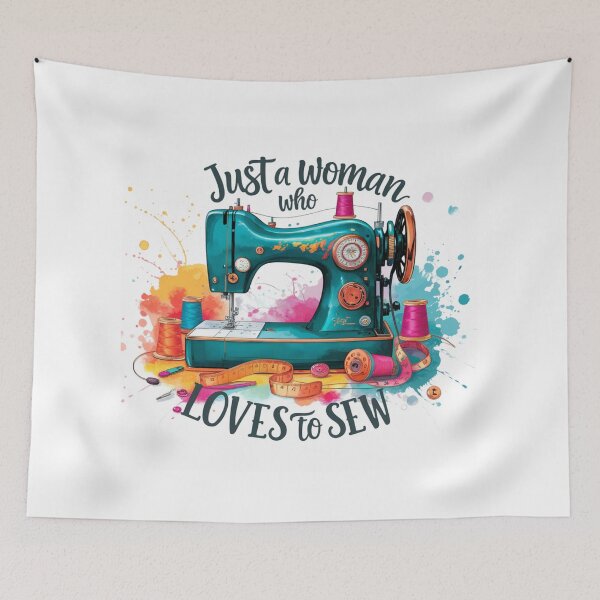 Item preview, Just a Woman Who Sews – Creating with Heart designed and sold by joanwatson45.