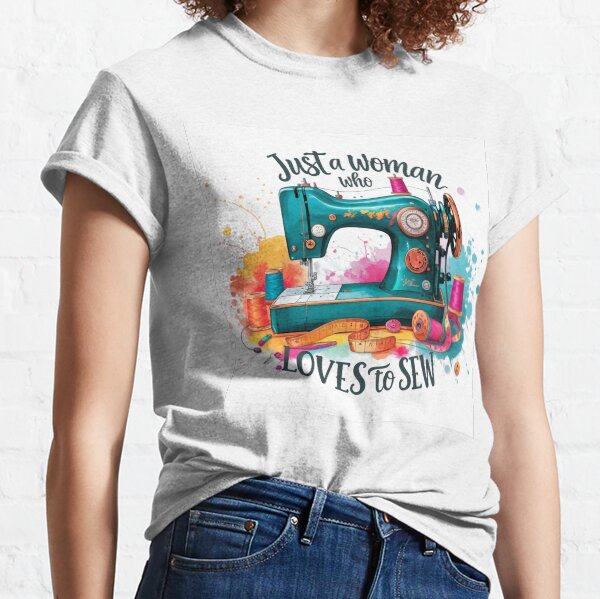 Item preview, Just a Woman Who Sews – Creating with Heart designed and sold by joanwatson45.