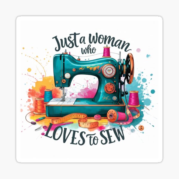Item preview, Just a Woman Who Sews – Creating with Heart designed and sold by joanwatson45.